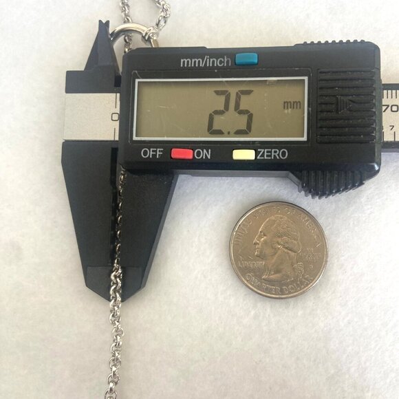 Sterling Silver 925 Engraved Joy Alegria Joie Gioja Rolo Chain Bracelet 7.25" - Picture 14 of 16